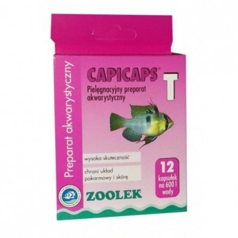 *Akvariumo priežiūros priemonė Capicaps T, 12 kaps.