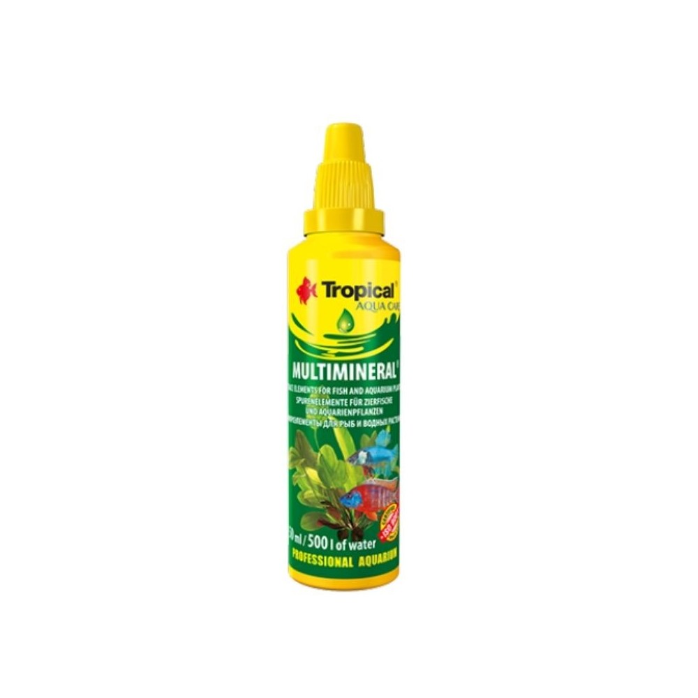 Akvariumo priežiūros priemonė Multimineral, 50 ml