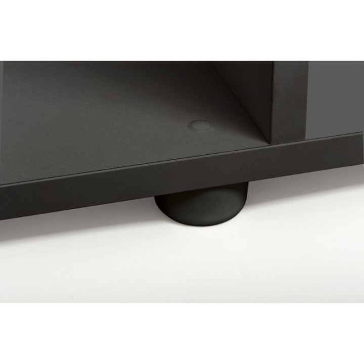 Opti Set 240 spintelė stačiakampė, juoda, 121x41x80 cm