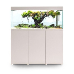 Opti Set 125 akvariumas stačiakampis, baltas, 81x36x51 cm, 125 l - nuotrauka 5