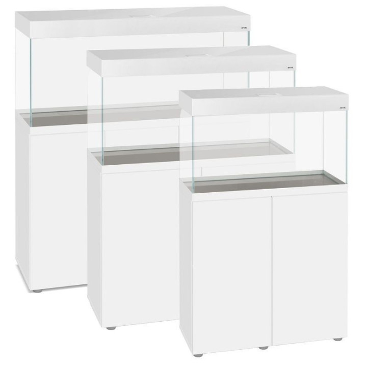 Opti Set 200 akvariumas stačiakampis, baltas, 101x41x56 cm, 200 l