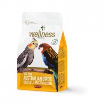 Wellness Uccelli Australiani maistas vidutinėms papūgoms 850 g