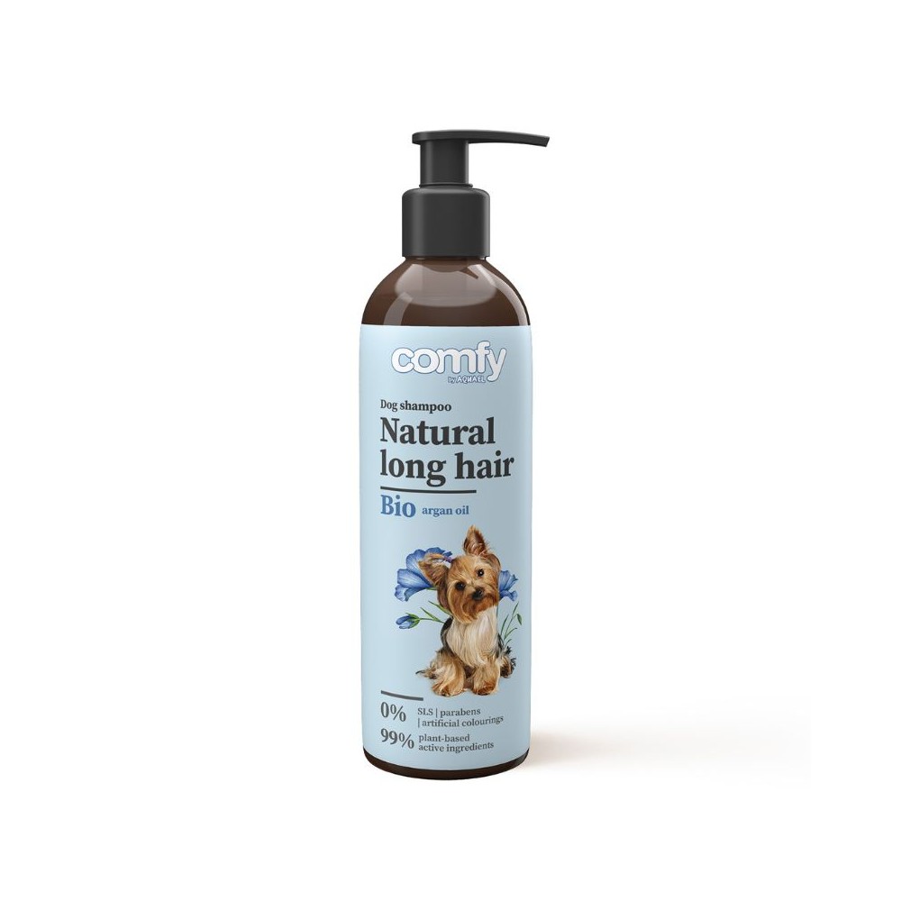 *Šampūnas šunims ilgam kailiui Comfy Long Hair, 250 ml