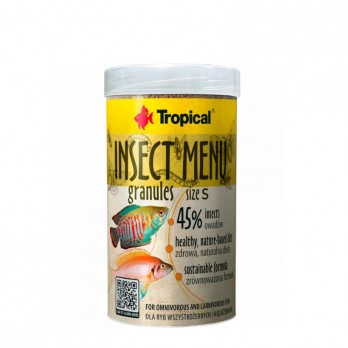 Tropical Insect Menu Granules S visavertis pašaras žuvims, 100 ml