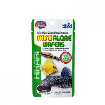 Hikari Mini Algae Wafers maistas dugninėms žuvims 22 g