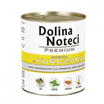 Konservai šunims su vištiena Dolina Noteci Premium 800 g