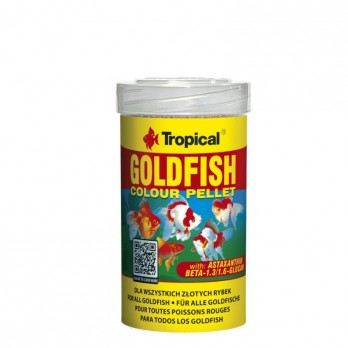 Tropical Goldfish Colour Pellet pašaras auksinėms žuvelėms 100 ml