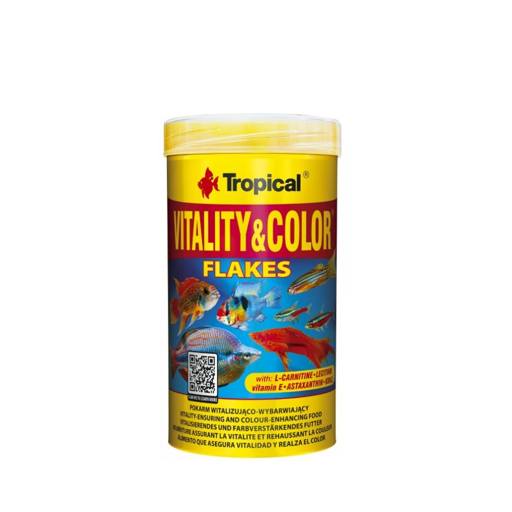 Vitality&Color spalvas ryškinantis pašaras žuvims 250 ml