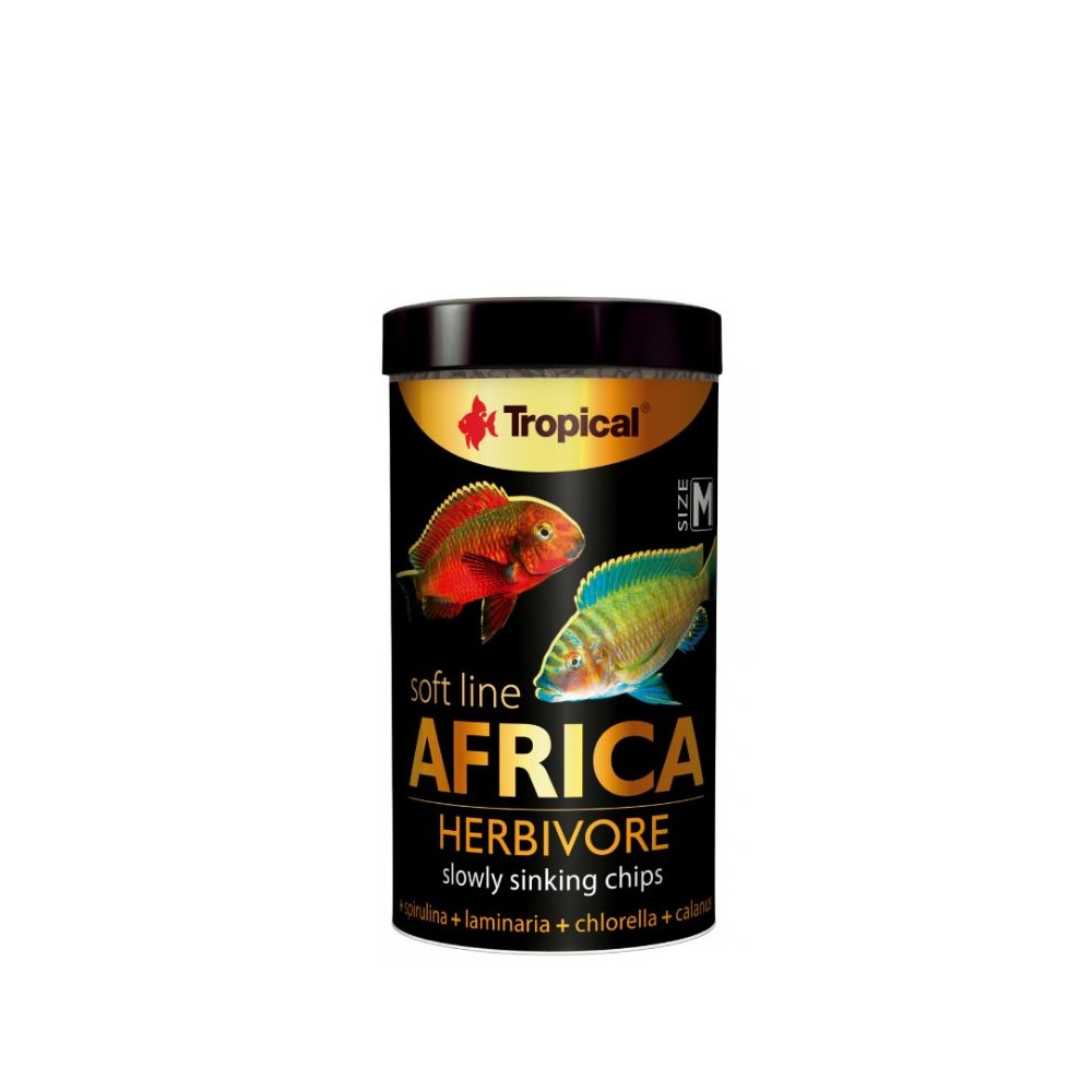 Soft Line Africa Herbivore minkštas maistas augalėdėms ir visaėdėms Afrikos žuvims 100 ml