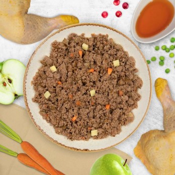 *Natsbi Steamed Chicken visavertis pašaras šunims su vištiena 200 g