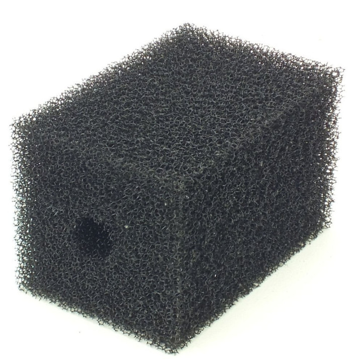 Kempinė juoda stačiakampė, 20x12 cm