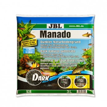 JBL Manado Dark natūralus substratas akvariumo augalams 3 l