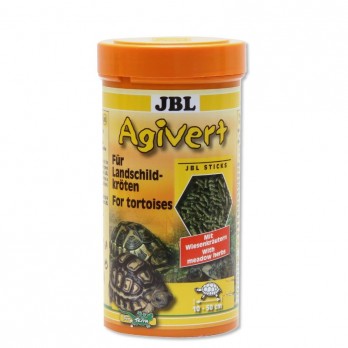 *Pašaras sausumos vėžliams JBL Agivert 250 ml