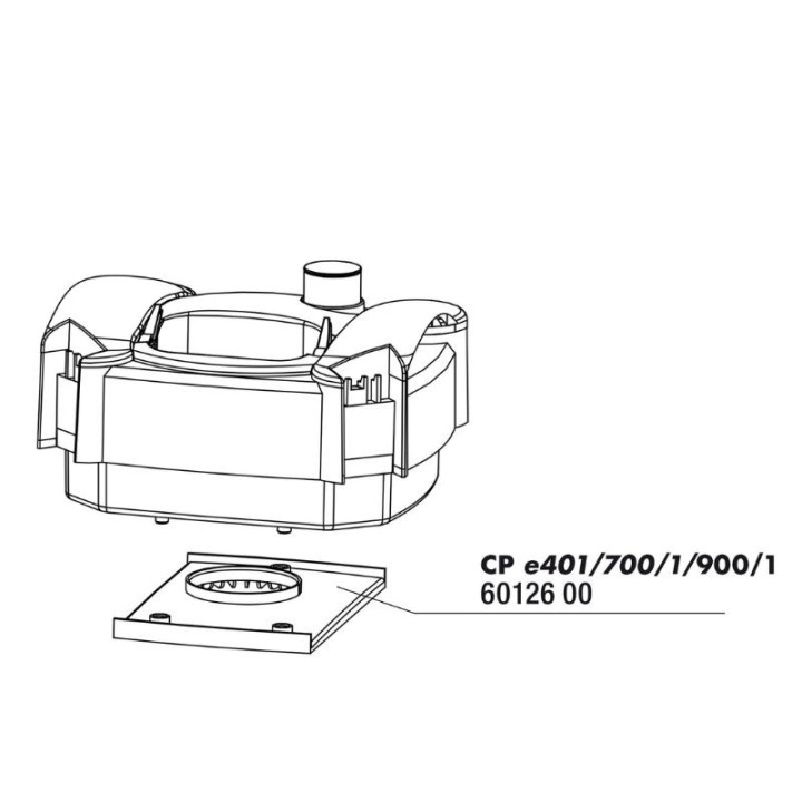 Galvos vidinis dangtis išoriniams filtrams JBL CristalProfi e400/700/900/1