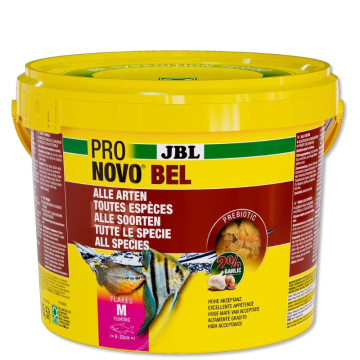 JBL ProNovo Bel Flakes M universalus pašaras žuvims 5,5 l