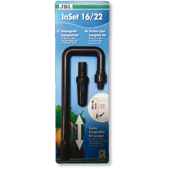 InSet 16/22 teleskopinis vandens paėmimo vamzdelis išoriniams filtrams CP e1500/1,2