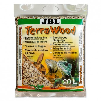 TerraWood natūralus buko drožlių pakratas terariumams 20 l