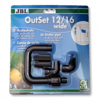 JBL OutSet wide 12/16 vandens atidavimo vamzdelis plačiu galu išoriniams filtrams CP e400/700/900/1,2