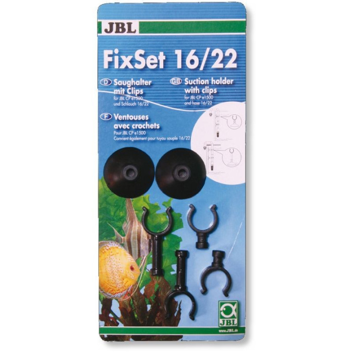 FixSet 16/22 siurbtukai su laikikliais išorinių filtrų CP e1500/12 žarnoms ir vamzdeliams