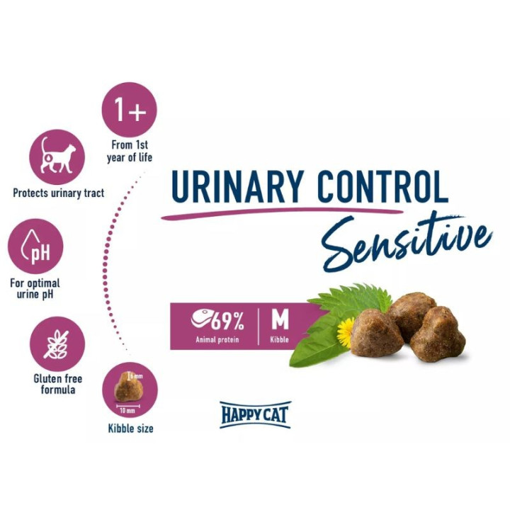 Happy Cat visavertis pašaras sterilizuotoms katėms Sensitive Urinary Control, 1,3 kg