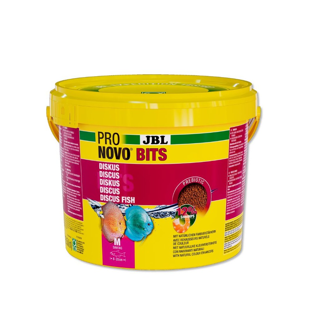 JBL ProNovo Bits Grano M pašaras žuvims 5,5 l (2,640 kg)