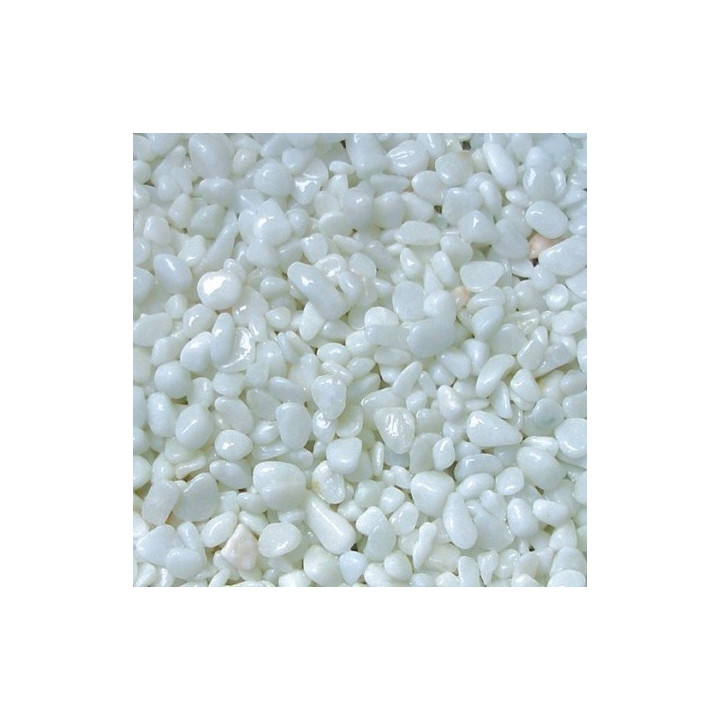 Gruntas akvariumui baltas 3-5 mm, 5 kg