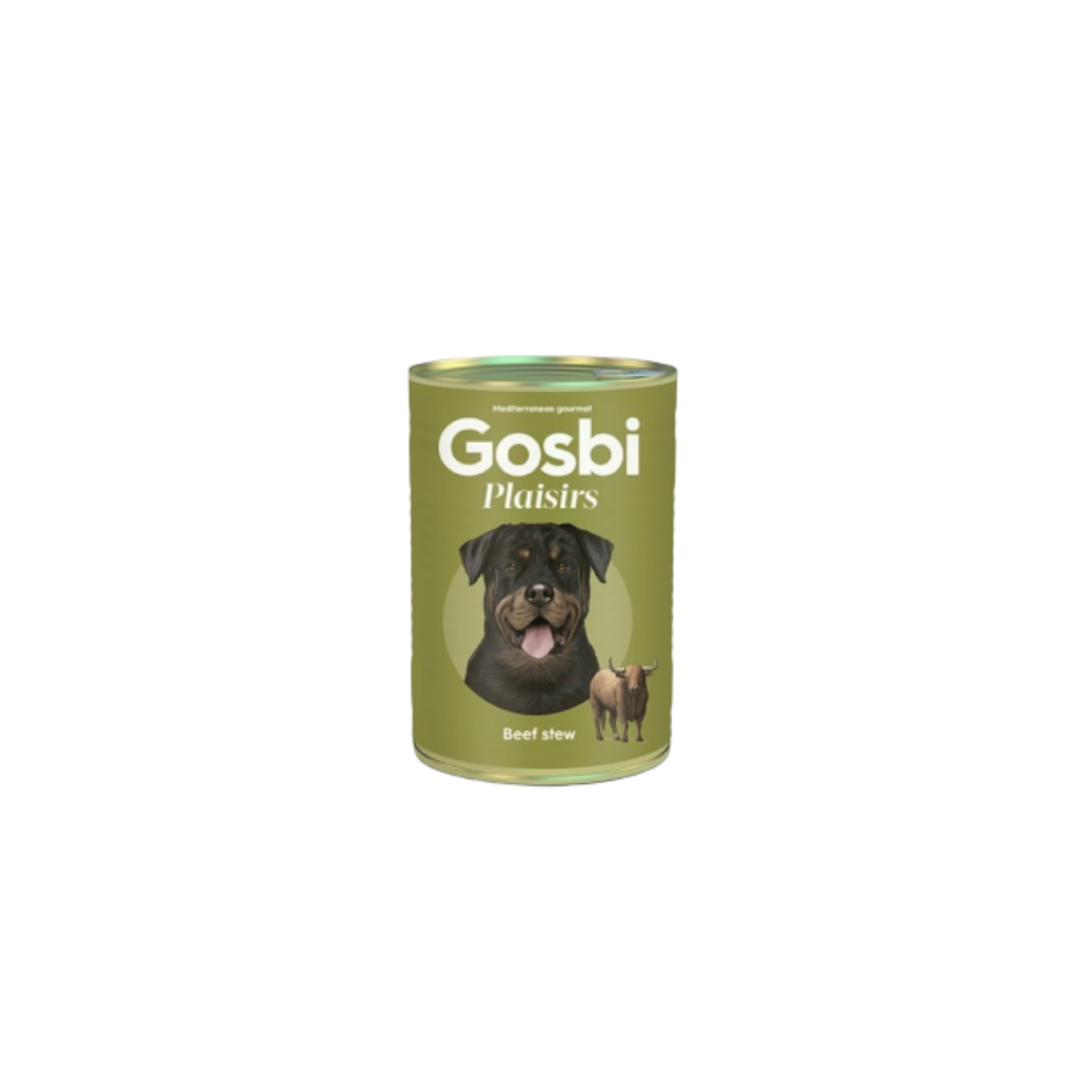 *Gosbi Plaisirs Beef Stew konservai šunims su jautiena 370 g