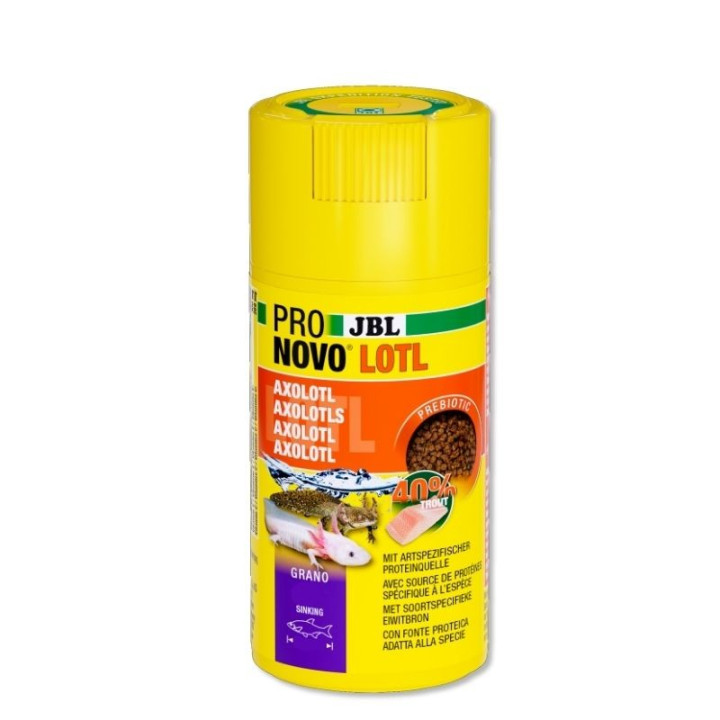 JBL ProNovo Lotl Grano M pašaras aksolotliams 250 ml | Akvazoo.lt