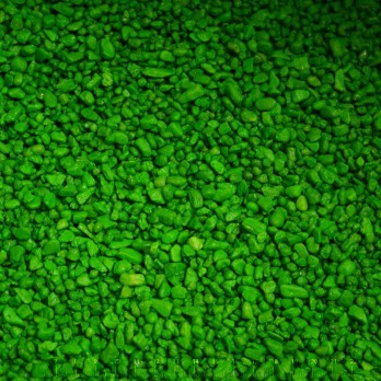 Gruntas akvariumui, žalias, 3 - 6 mm, 1 kg