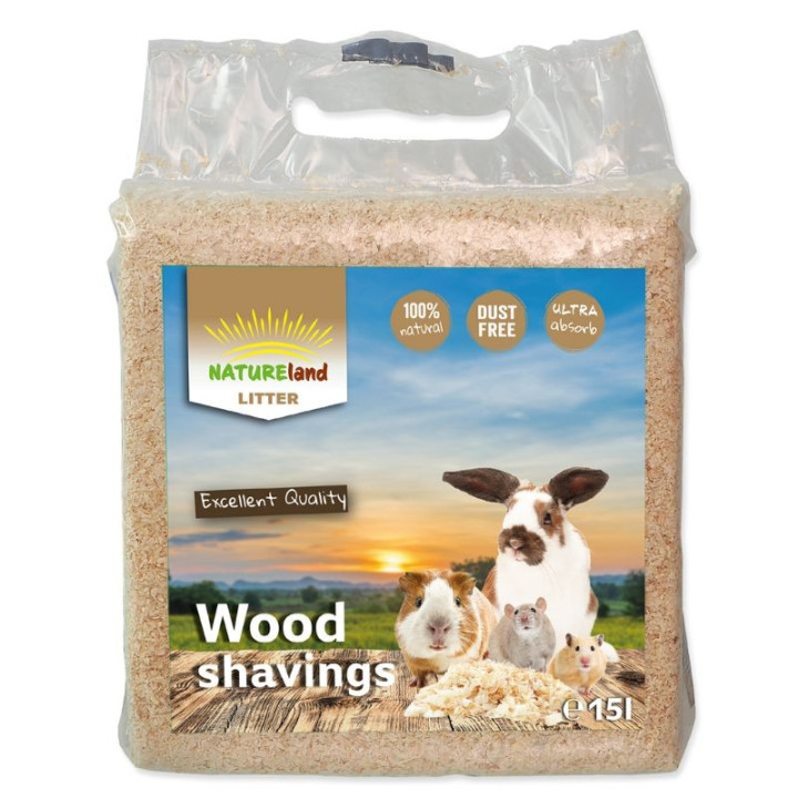 Pjuvenos graužikams Nature Land, 15 l (0,9 kg) | Akvazoo.lt