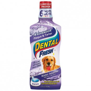 *Dental Fresh Dog Plaque&Tartar dantų higienos skystis šunims, šalinantis akmenis ir apnašas 946 ml