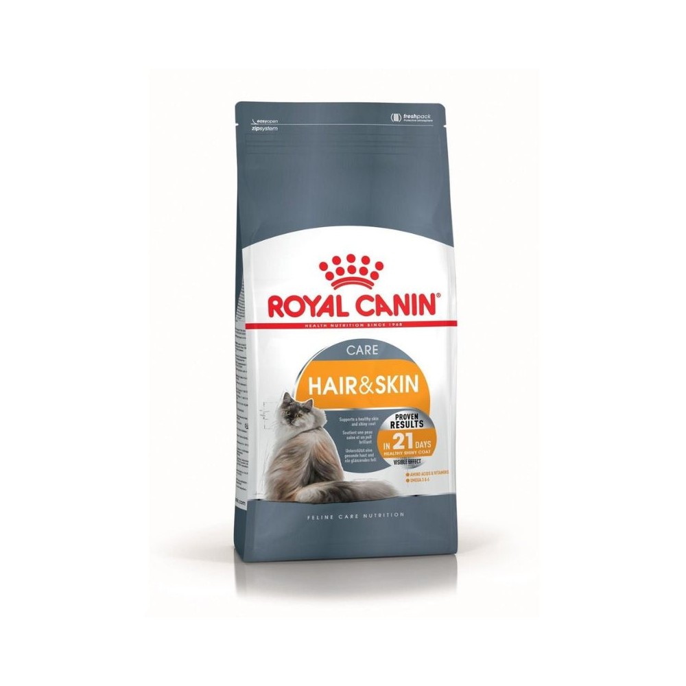 Royal Canin FCN Hair and Skin Care maistas suaugusioms katėms sveikai odai ir kailiui 0,4 kg