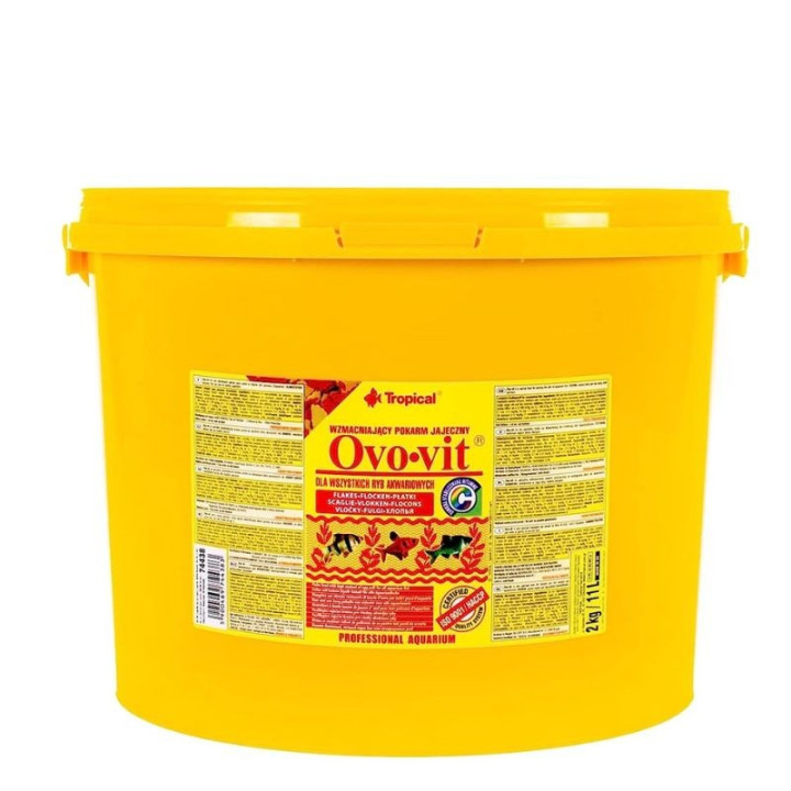 Pasaras zuvims su kiaušinių baltymais Tropical Ovo-vit 11 l (2 kg)