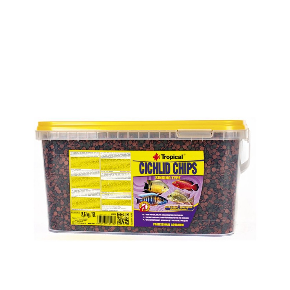 Tropical Cichlid Chips pašaras ciklidams 5 l (2,6 kg)