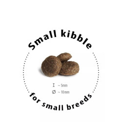 Happy Dog Mini Ireland visavertis pašaras mažų veislių suaugusiems šunims su triušiena ir lašiša, 4 kg - nuotrauka 3