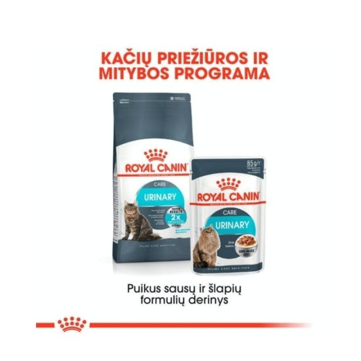 Kačių maistas Royal Canin FCN Urinary Care nuo šlapimo sistemos ligų