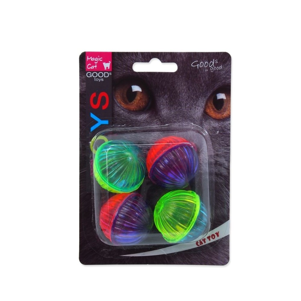 Žaislas katėms kamuoliukai Magic Cat, 4 vnt,