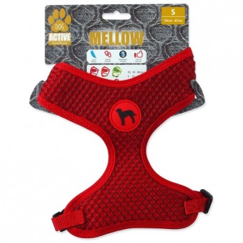 Petnešos šunims Active Dog Mellow S, raudonos, 1,5x35-47 cm