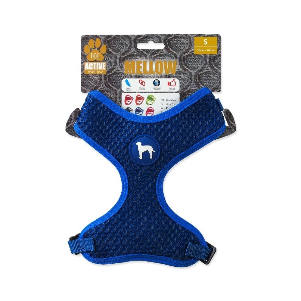 Petnešos šunims Active Dog Mellow S, tamsiai mėlynos, 1,5x35-47 cm