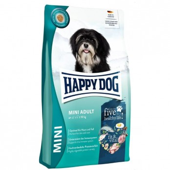 Happy Dog Mini Adult visavertis pašaras mažų veislių suaugusiems šunims, 4 kg