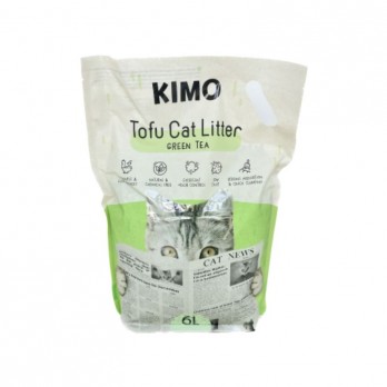 Kraikas katėms Kimo Tofu su žaliosios arbatos ekstraktu, 2,5 kg (6 l)