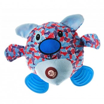 Žaislas šunims pliušinė cypianti figūrėlė, 22 cm, mėlyna