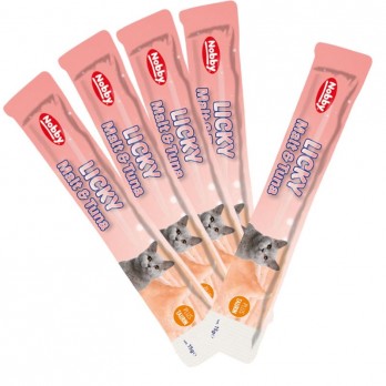 Skanėstas katėms su malt pasta ir tunu Licky, 5x15 g
