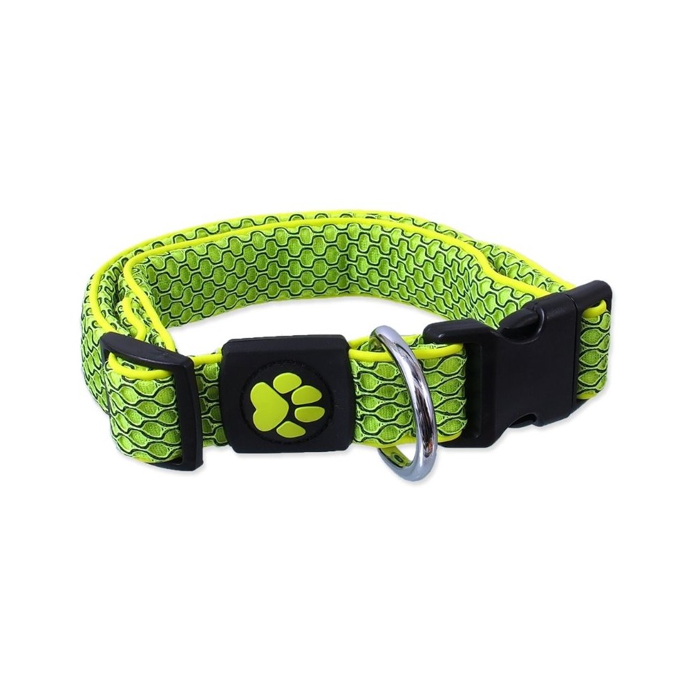 Antkaklis šunims Active Dog Mellow S, 2,5x28-40 cm, laimo spalvos