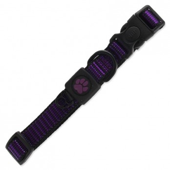 Antkaklis šunims Active Dog Strong M, 2x34-49 cm, violetinis