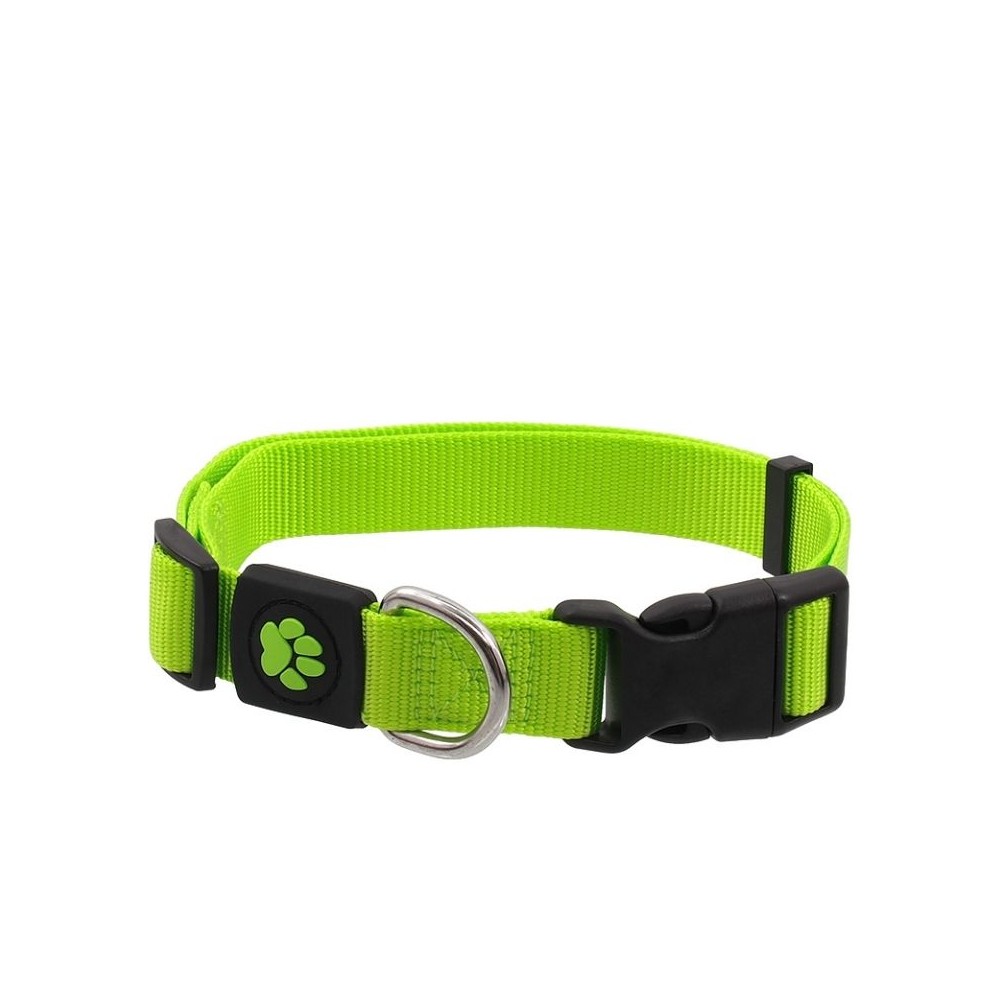 Antkaklis šunims Active Dog Premium M, 2x34-49 cm, laimo spalvos