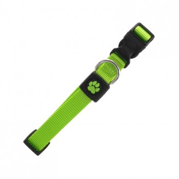 Antkaklis šunims Active Dog Premium M, 2x34-49 cm, laimo spalvos