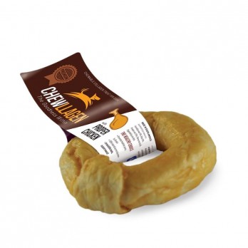 *Skanėstas šunims kietas kolageno riestainis su vištiena, 9 cm
