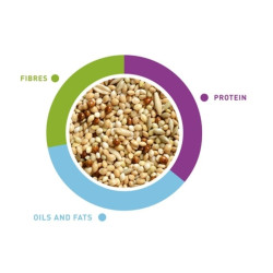 Maistas banguotoms papūgoms NaturalMix, 1kg - nuotrauka 2