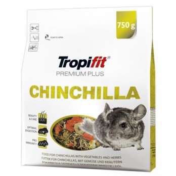 Maistas šinšiloms Tropifit Chinchilla Premium Plus750 g
